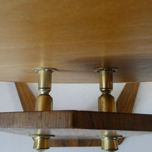 Load image into Gallery viewer, LARGE Rare 1960s Vintage G-Plan Style Desktop Teak Swivel Vanity Mirror
