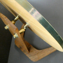 Load image into Gallery viewer, LARGE Rare 1960s Vintage G-Plan Style Desktop Teak Swivel Vanity Mirror
