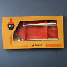 Load image into Gallery viewer, Vintage 1950s NORWEGIAN Norstaal INKA Brushed Stainless Steel Cutlery. Pair of Salad Servers
