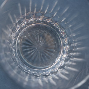 SIX LARGE: Vintage GLENEAGLES Edinburgh Crystal Double Old Fashioned Tumblers. Height: 3 5/48 inches (12 oz)