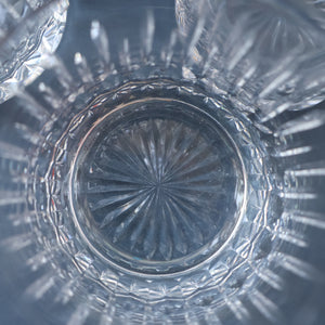SIX LARGE: Vintage GLENEAGLES Edinburgh Crystal Double Old Fashioned Tumblers. Height: 3 5/48 inches (12 oz)