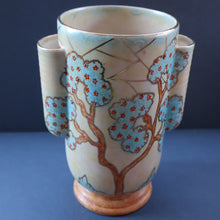 Load image into Gallery viewer, Stunning 1930s Art Deco Design Vase by CROWN DEVON with Abstract Tree Patterns
