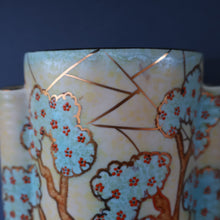 Load image into Gallery viewer, Stunning 1930s Art Deco Design Vase by CROWN DEVON with Abstract Tree Patterns
