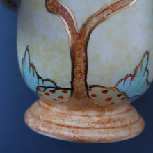 Load image into Gallery viewer, Stunning 1930s Art Deco Design Vase by CROWN DEVON with Abstract Tree Patterns
