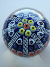 Load image into Gallery viewer, 1950s Vasart Scottish Millefiori Paperweight Vasart Glass
