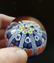 Load image into Gallery viewer, 1950s Vasart Scottish Millefiori Paperweight Vasart Glass
