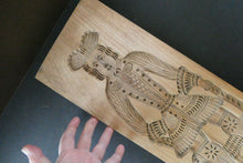 Load image into Gallery viewer, LARGE Vintage Hand Carved Dutch Wooden Gingerbread Mould or Speculoos
