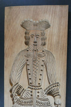 Load image into Gallery viewer, LARGE Vintage Hand Carved Dutch Wooden Gingerbread Mould or Speculoos
