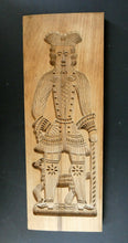 Load image into Gallery viewer, LARGE Vintage Hand Carved Dutch Wooden Gingerbread Mould or Speculoos
