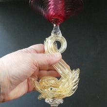 Load image into Gallery viewer, Vintage 1950s 1960s Seguso Salviati Dolphin Glass Candlestick
