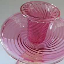 Load image into Gallery viewer, Vintage 1950s 1960s Seguso Salviati Dolphin Glass Candlestick
