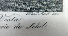 Load image into Gallery viewer, 18th Century Engraving by Franceso Morelli  / Francois Morel (1768–1832). The Church of the Sante Marie Del Sole or Temple of Vesta
