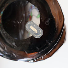 Load image into Gallery viewer, 1960s WHITEFRIARS Cinnamon &quot;HOOPED&quot; Vase by Geoffrey Baxter; 11 1/2 inches in height 
