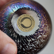 Load image into Gallery viewer, Fine GLASFORM Paperweight by John Ditchfield with Iridescent Finish and Landscape Imagery
