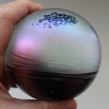 Load image into Gallery viewer, Fine GLASFORM Paperweight by John Ditchfield with Iridescent Finish and Landscape Imagery
