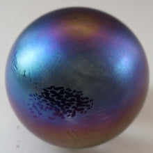 Load image into Gallery viewer, Fine GLASFORM Paperweight by John Ditchfield with Iridescent Finish and Landscape Imagery
