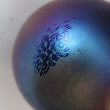 Load image into Gallery viewer, Fine GLASFORM Paperweight by John Ditchfield with Iridescent Finish and Landscape Imagery

