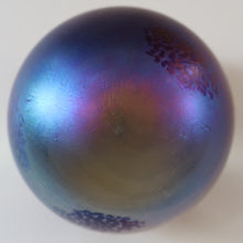Load image into Gallery viewer, Fine GLASFORM Paperweight by John Ditchfield with Iridescent Finish and Landscape Imagery
