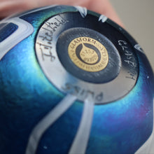 Load image into Gallery viewer, Fine GLASFORM Paperweight by John Ditchfield with Iridescent Finish and Decorative Trails
