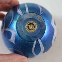 Load image into Gallery viewer, Fine GLASFORM Paperweight by John Ditchfield with Iridescent Finish and Decorative Trails
