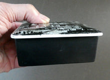 Load image into Gallery viewer, 1960s Portmeirion Black and White Ceramic Box. Tower of London
