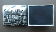 Load image into Gallery viewer, 1960s Portmeirion Black and White Ceramic Box. Tower of London
