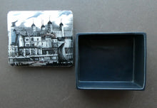 Load image into Gallery viewer, 1960s Portmeirion Black and White Ceramic Box. Tower of London
