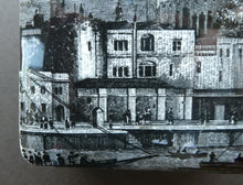 Load image into Gallery viewer, 1960s Portmeirion Black and White Ceramic Box. Tower of London
