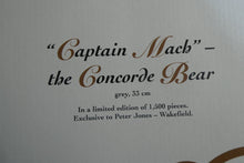 Load image into Gallery viewer, LARGE Steiff Bear. Limited Edition 2004. Captain Mach. The CONCORDE BEAR
