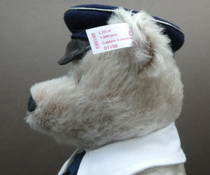 LARGE Steiff Bear. Limited Edition 2004. Captain Mach. The CONCORDE BEAR