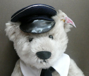 LARGE Steiff Bear. Limited Edition 2004. Captain Mach. The CONCORDE BEAR