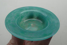 Load image into Gallery viewer, SCOTTISH GLASS. Fabulous 1920s Miniature Antique Scottish Monart Shallow Bowl with Rim. 3 1/2 inches
