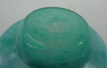 Load image into Gallery viewer, SCOTTISH GLASS. Fabulous 1920s Miniature Antique Scottish Monart Shallow Bowl with Rim. 3 1/2 inches
