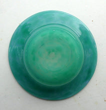 Load image into Gallery viewer, SCOTTISH GLASS. Fabulous 1920s Miniature Antique Scottish Monart Shallow Bowl with Rim. 3 1/2 inches
