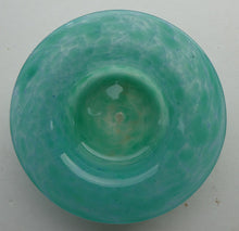 Load image into Gallery viewer, SCOTTISH GLASS. Fabulous 1920s Miniature Antique Scottish Monart Shallow Bowl with Rim. 3 1/2 inches
