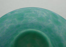 Load image into Gallery viewer, SCOTTISH GLASS. Fabulous 1920s Miniature Antique Scottish Monart Shallow Bowl with Rim. 3 1/2 inches
