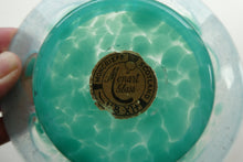 Load image into Gallery viewer, SCOTTISH GLASS. Fabulous 1920s Antique Scottish Monart Shallow Bowl with Rim. 6 inches
