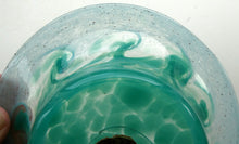 Load image into Gallery viewer, SCOTTISH GLASS. Fabulous 1920s Antique Scottish Monart Shallow Bowl with Rim. 6 inches
