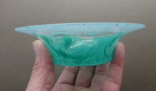 Load image into Gallery viewer, SCOTTISH GLASS. Fabulous 1920s Antique Scottish Monart Shallow Bowl with Rim. 6 inches
