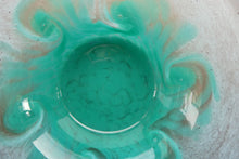 Load image into Gallery viewer, SCOTTISH GLASS. Fabulous 1920s Antique Scottish Monart Shallow Bowl with Rim. 5 3/4 inches
