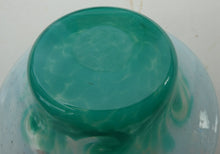 Load image into Gallery viewer, SCOTTISH GLASS. Fabulous 1920s Antique Scottish Monart Shallow Bowl with Rim. 5 3/4 inches
