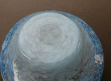 Load image into Gallery viewer, SCOTTISH GLASS. Fabulous 1920s Antique Scottish Monart Shallow Bowl with Rim. 7 1/4 inches
