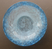 Load image into Gallery viewer, SCOTTISH GLASS. Fabulous 1920s Antique Scottish Monart Shallow Bowl with Rim. 7 1/4 inches
