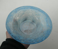 Load image into Gallery viewer, SCOTTISH GLASS. Fabulous 1920s Antique Scottish Monart Shallow Bowl with Rim. 7 1/4 inches
