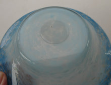 Load image into Gallery viewer, SCOTTISH GLASS. Fabulous 1920s Antique Scottish Monart Shallow Bowl with Rim. 7 1/4 inches
