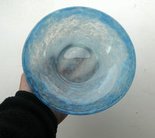 Load image into Gallery viewer, SCOTTISH GLASS. Fabulous 1920s Antique Scottish Monart Shallow Bowl with Rim. 7 1/4 inches
