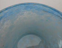 Load image into Gallery viewer, SCOTTISH GLASS. Fabulous 1920s Antique Scottish Monart Shallow Bowl with Rim. 7 1/4 inches
