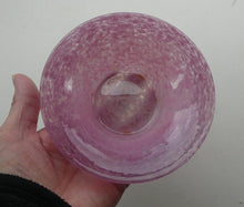 Load image into Gallery viewer, SCOTTISH GLASS. Fabulous 1920s Antique Scottish Monart Shallow Bowl with Rim. 5 3/4 inches
