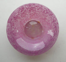 Load image into Gallery viewer, SCOTTISH GLASS. Fabulous 1920s Antique Scottish Monart Shallow Bowl with Rim. 5 3/4 inches

