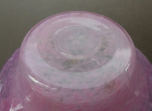 Load image into Gallery viewer, SCOTTISH GLASS. Fabulous 1920s Antique Scottish Monart Shallow Bowl with Rim. 5 3/4 inches
